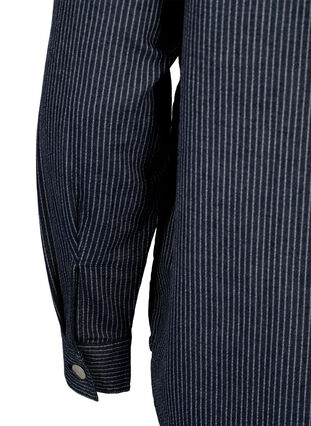 Chemise en coton à rayures, Dark Blue Stripe, Packshot image number 3