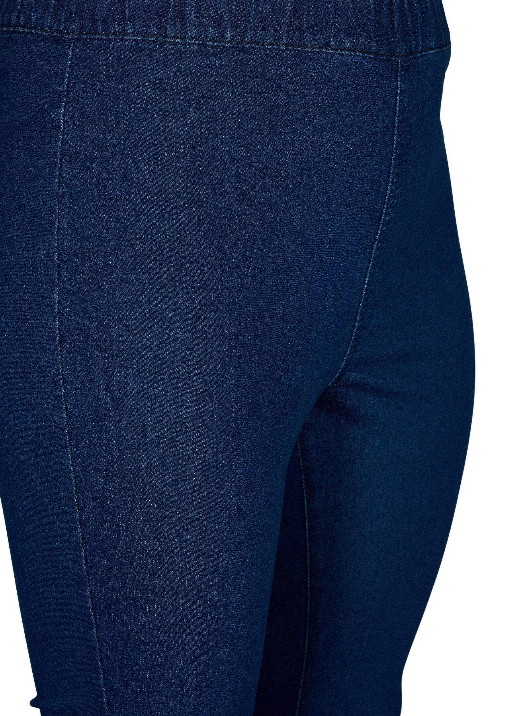 Zizzi FLASH - Jegging ajust&eacute; &agrave; taille haute, Blue denim, Packshot image number 2