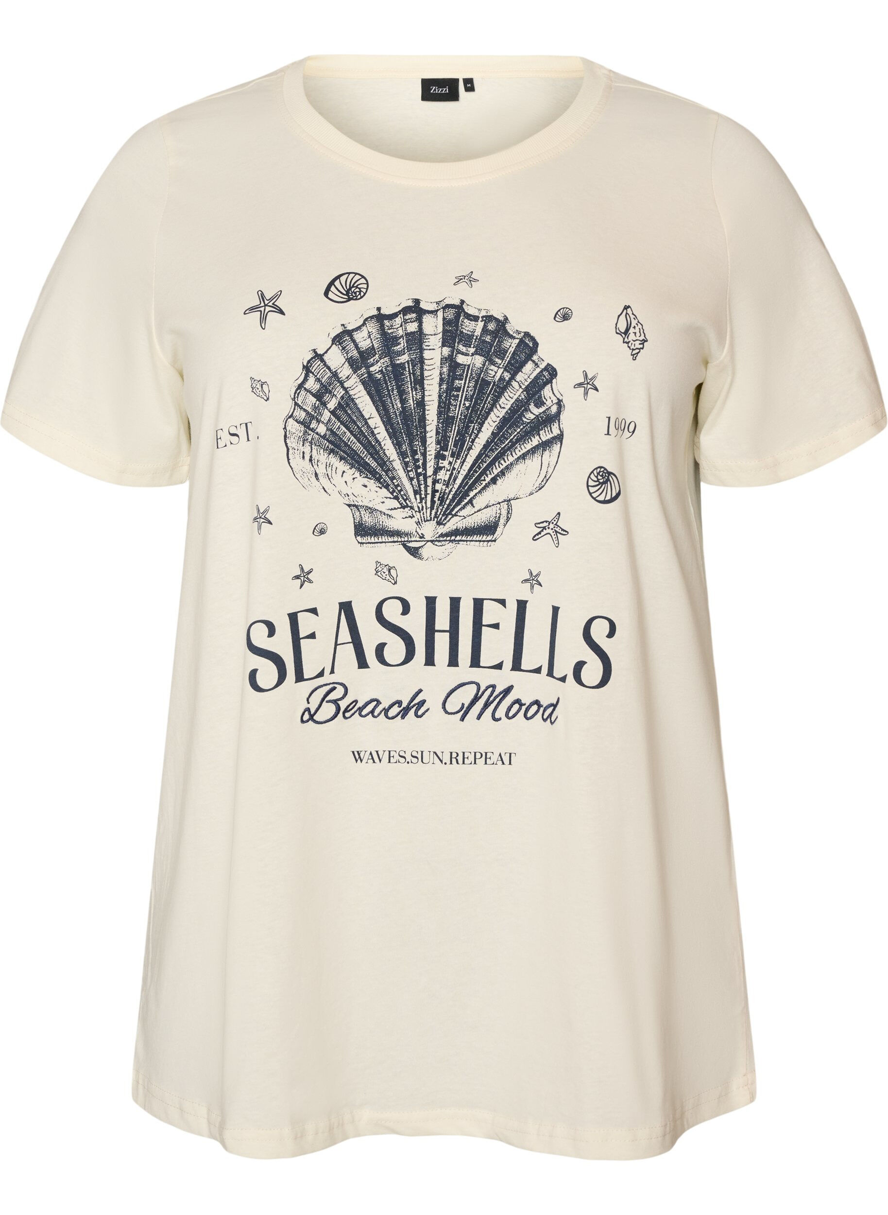 T-shirt en coton avec imprim&eacute;