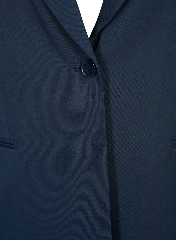 FLASH - Blazer simple avec bouton, Bleu, Packshot image number 2