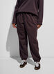 Pantalon de jogging taille haute avec cordon de serrage, Marron, Model image number 3