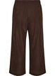 Pantalon en velours c&ocirc;tel&eacute; &agrave; coupe ample et taille haute, Marron, Packshot image number 1
