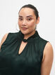 Top sans manches détaillé en viscose, Scarab, Model image number 2