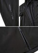Veste courte softshell avec capuche amovible, Noir, Packshot image number 4