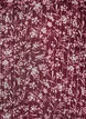 Chemisier &agrave; imprim&eacute; floral et fil paillet&eacute;, Bordeaux, Packshot image number 2