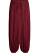 Pantalon ballon textur&eacute; avec ceinture &eacute;lastique, Bordeaux, Packshot image number 0