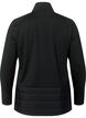 Cardigan pour le sport avec rembourrage et fermeture éclair, Black, Packshot image number 1