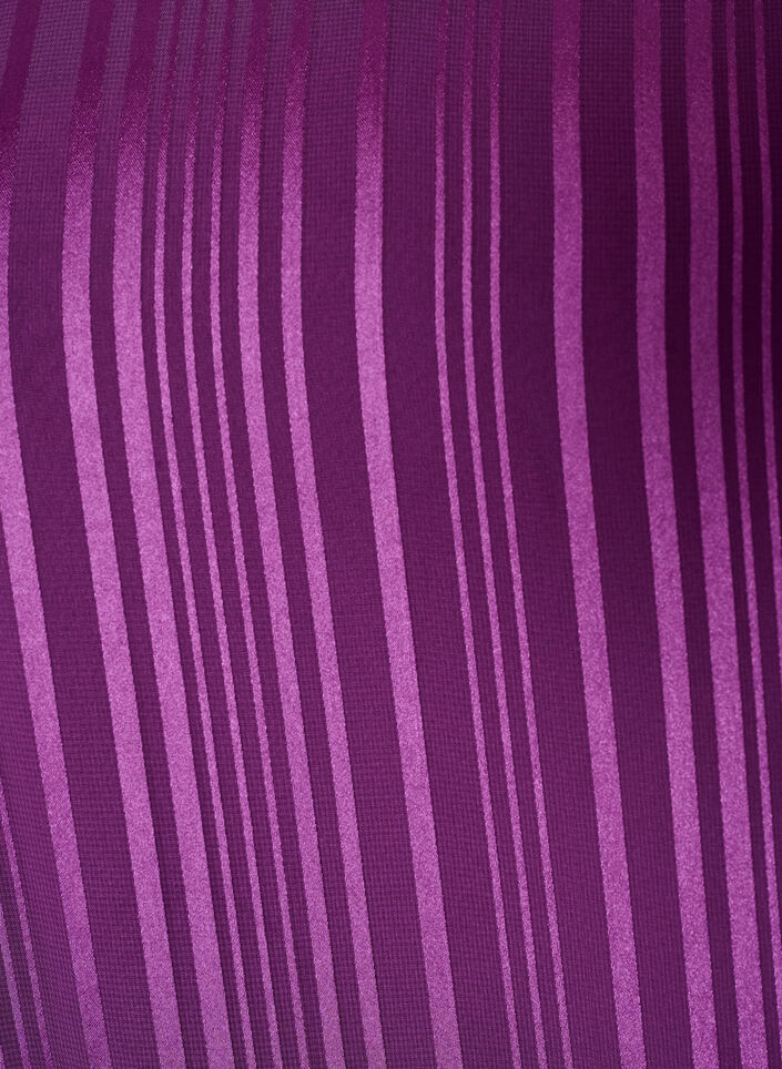 Blouse &agrave; rayures avec coupe ballon, Violet, Packshot image number 2