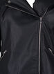 Veste en cuir imit&eacute; de motard, Noir, Packshot image number 2