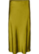 Jupe midi en satin, Vert, Packshot image number 0