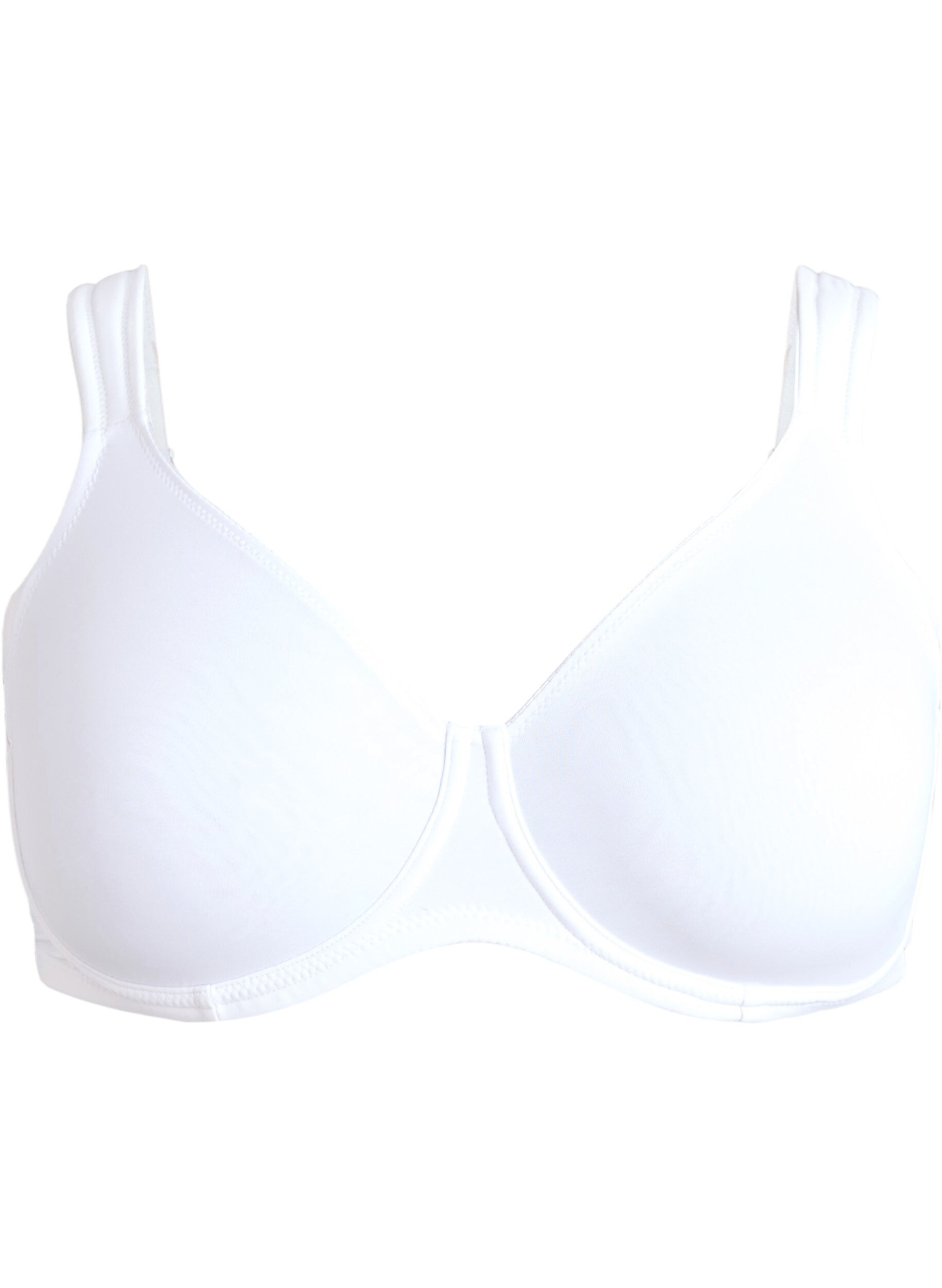 Zizzi Soutien-gorge confort avec armatures et bonnets moul&eacute;s, Blanc, Packshot image number 0
