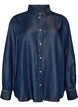 Chemise en jean en lyocell avec boutons-pression, Bleu, Packshot image number 0