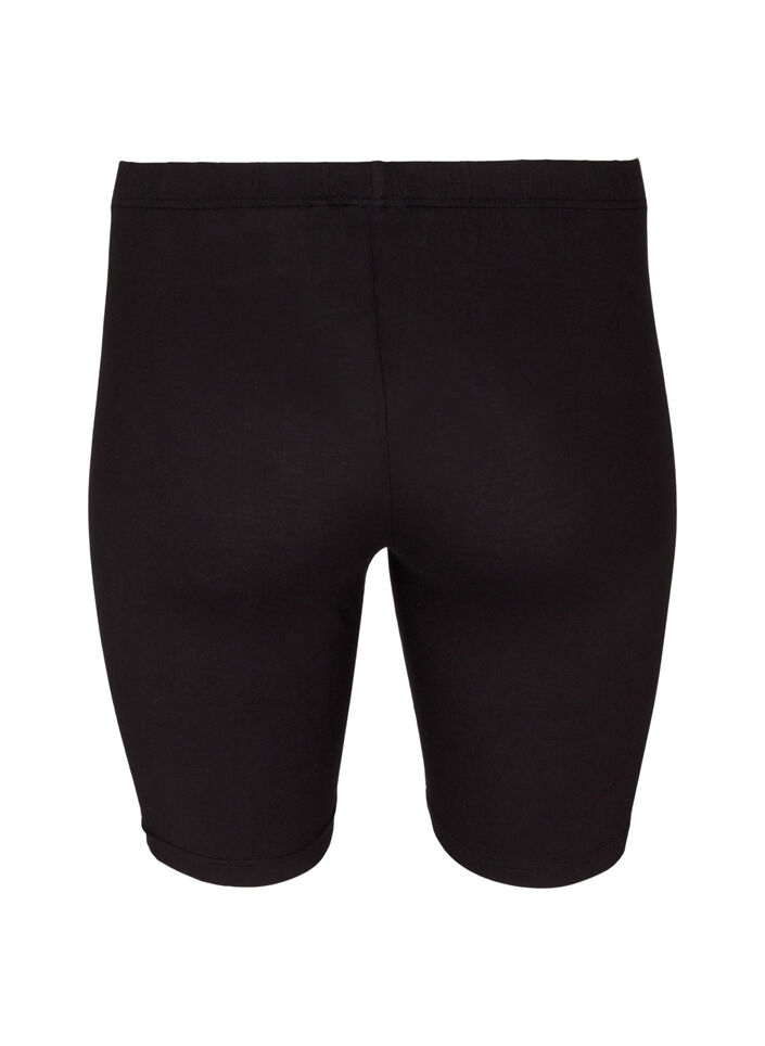 Short cycliste de base de couleur unie, Noir, Packshot image number 1
