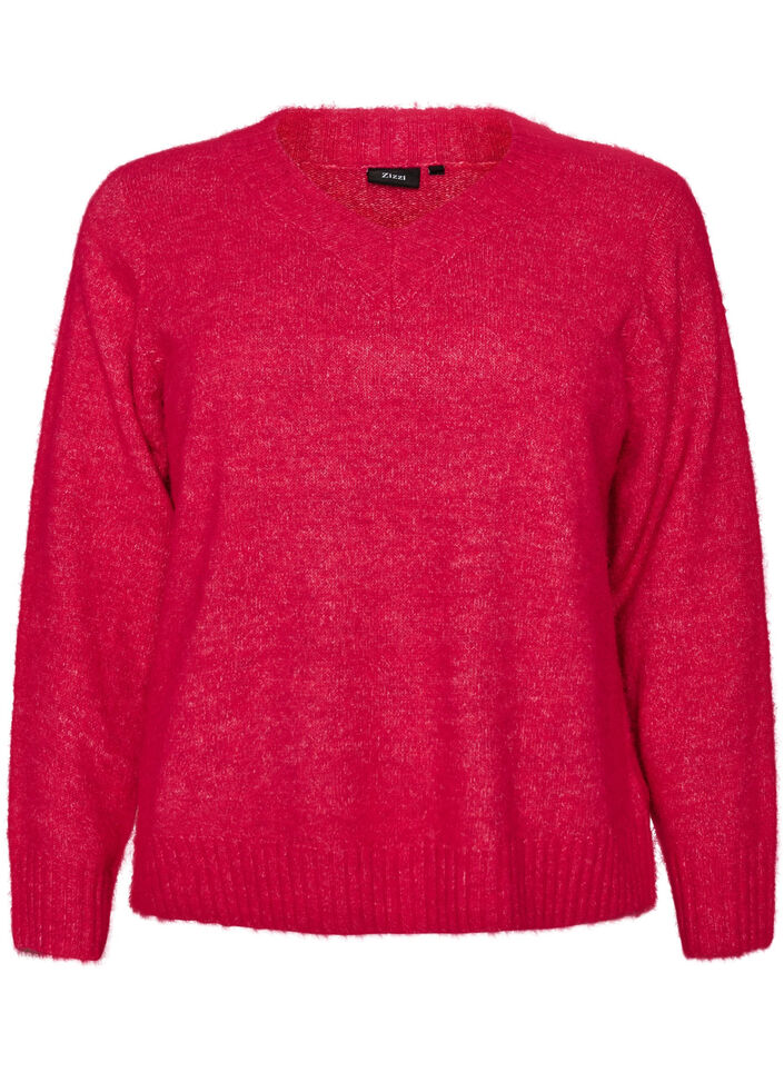 Pull col V, Rose, Packshot image number 0