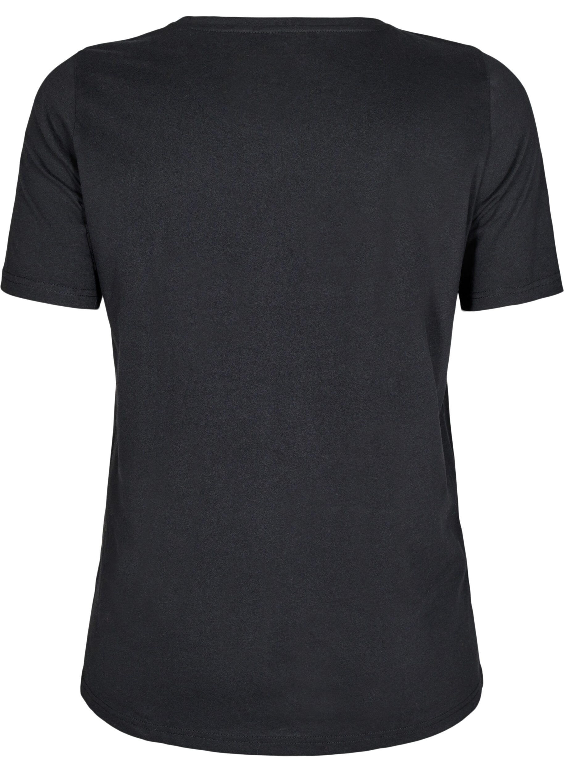 Zizzi FLASH &ndash; T-shirt avec motif, Noir, Packshot image number 1