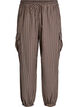 Pantalon cargo en coton &agrave; carreaux, Marron, Packshot image number 0