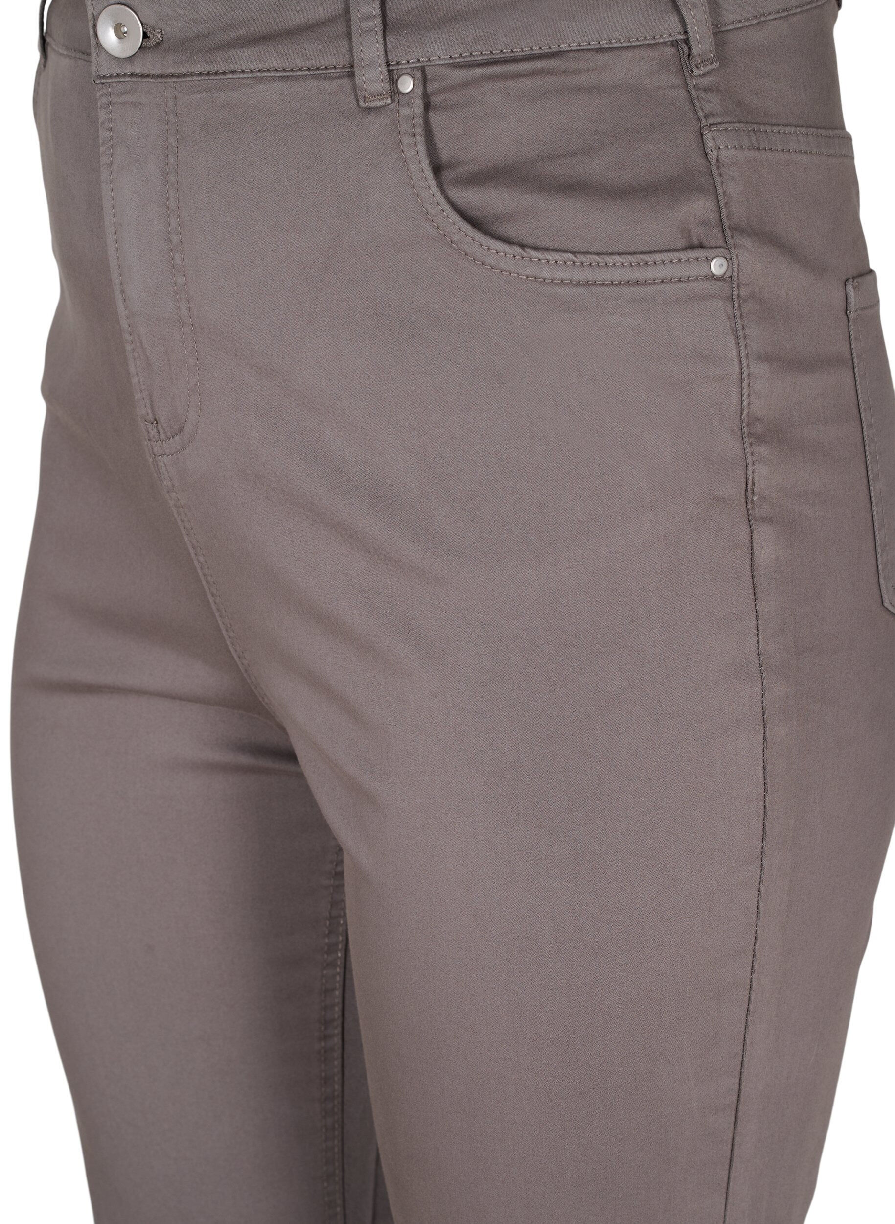 Zizzi Jean &eacute;vas&eacute; &agrave; taille ultra haute, Gris anthracite, Packshot image number 2