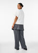 Pantalon coupe droite avec jupe, Gris anthracite, Model image number 1