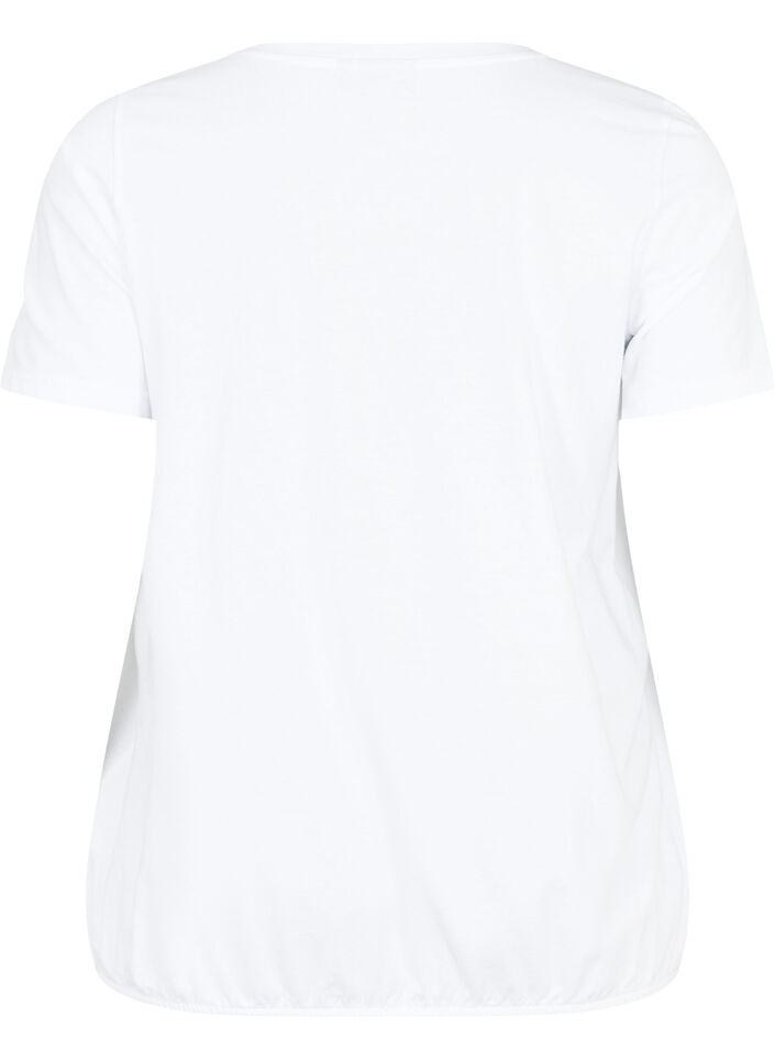 T-shirt en coton avec imprimé métallisé, B. White w. Believe, Packshot image number 1