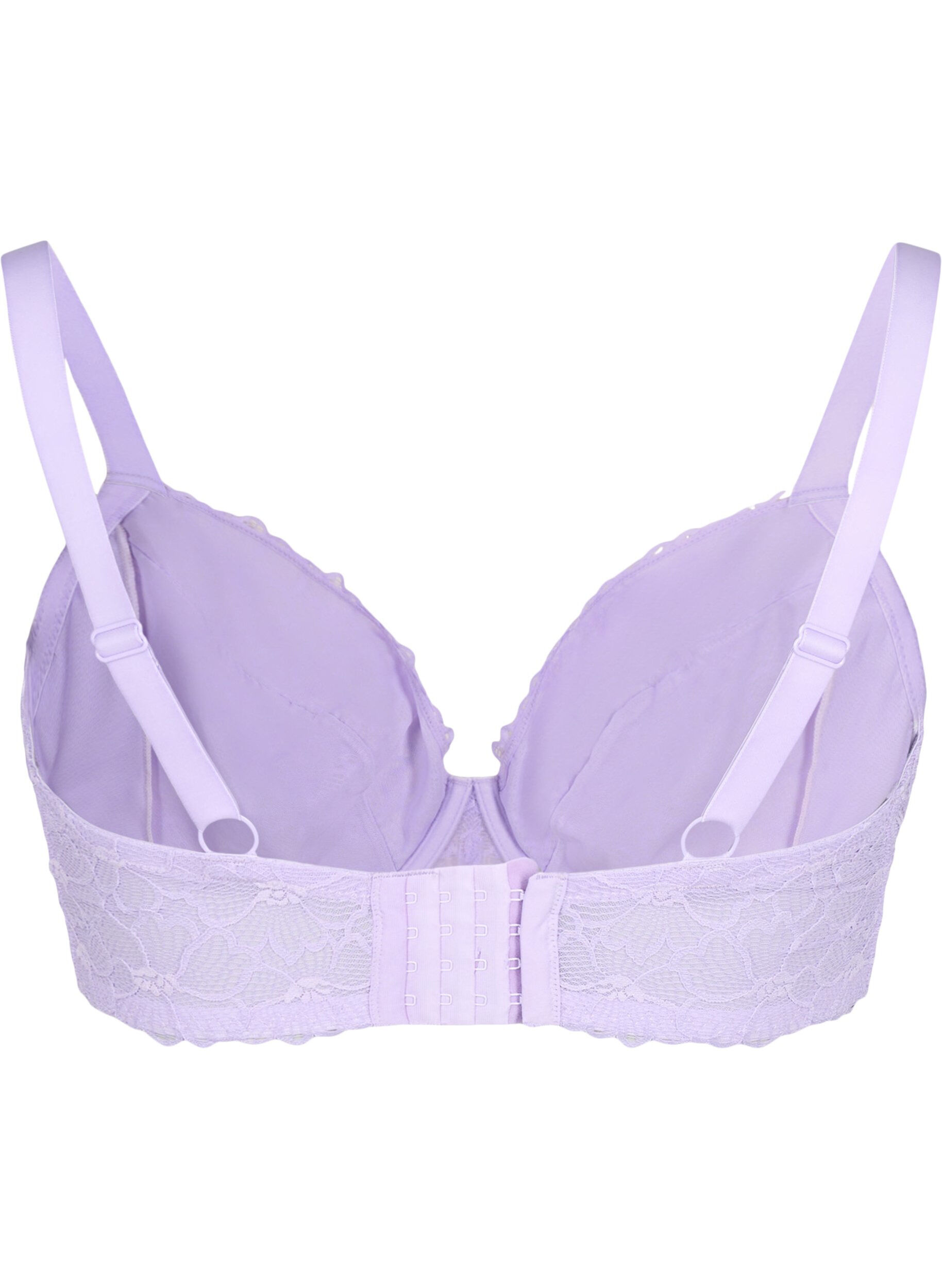 Zizzi Soutien-gorge en dentelle avec armatures, Mauve, Packshot image number 1