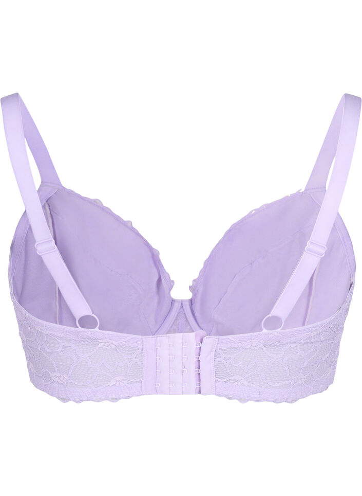 Soutien-gorge en dentelle avec armatures, Mauve, Packshot image number 1