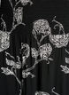 Jupe longue en viscose avec smocks, Noir, Packshot image number 2
