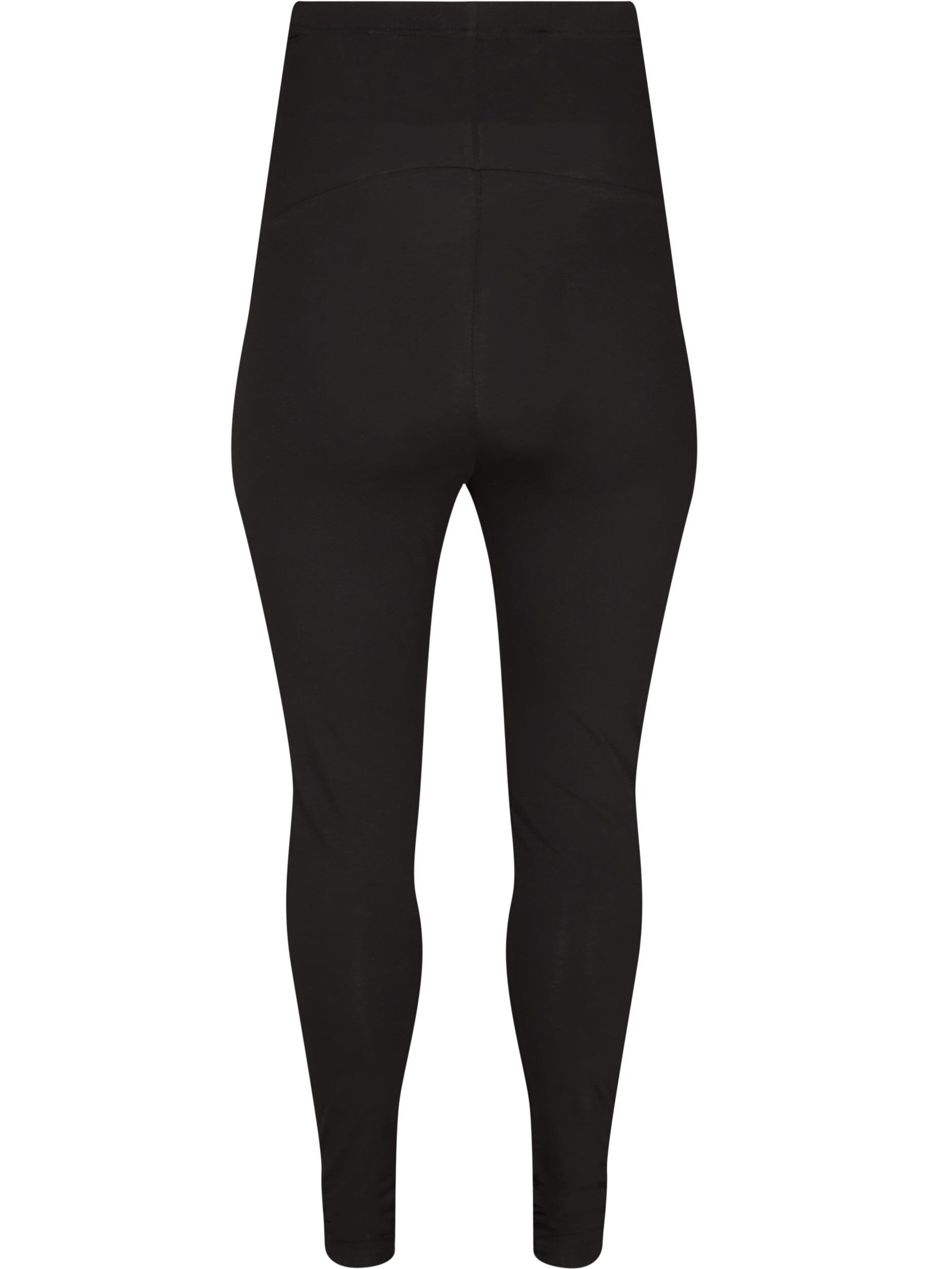 Zizzi Leggings de grossesse en coton, Black, Packshot image number 1