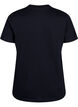 T-shirt basique en coton &agrave; col rond, Noir, Packshot image number 1