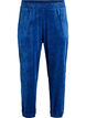 Pantalon en velours avec motif gaufr&eacute;, Bleu, Packshot image number 0