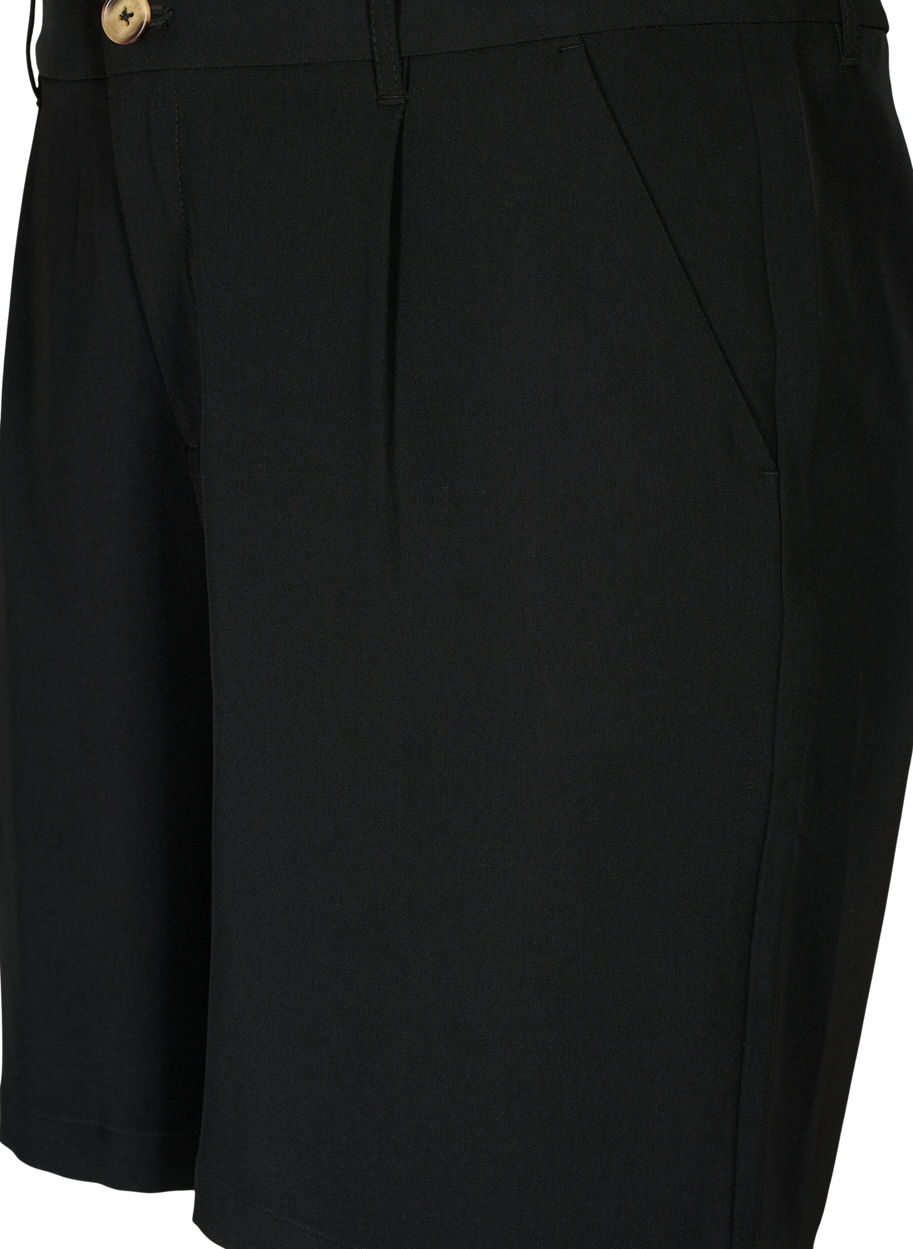 Zizzi Bermuda taille haute, Black, Packshot image number 2