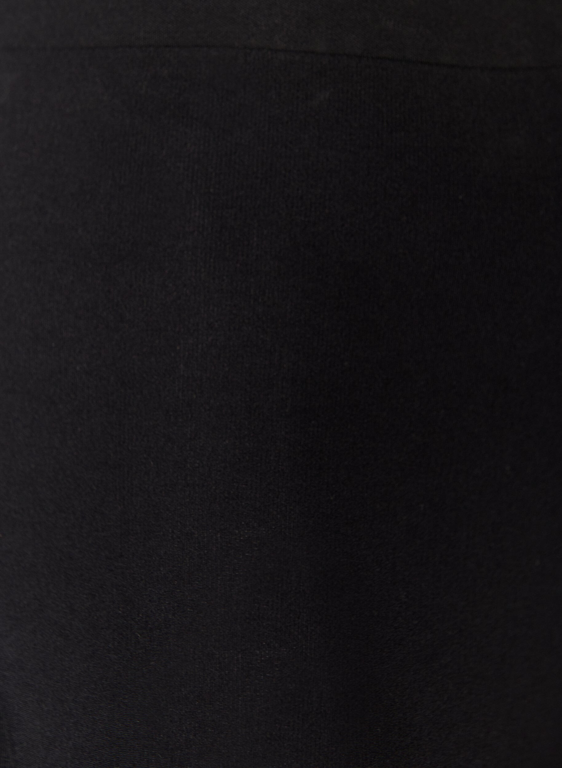 Zizzi Shorty gainant taille haute &agrave; maintien moyen, Noir, Packshot image number 2