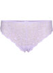 String en dentelle florale avec taille r&eacute;guli&egrave;re, Mauve, Packshot image number 0
