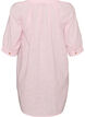 Tunique en coton avec un col en V, Rose, Packshot image number 1