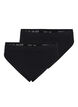Lot de 2 culottes brésiliennes taille normale, Black, Packshot image number 0