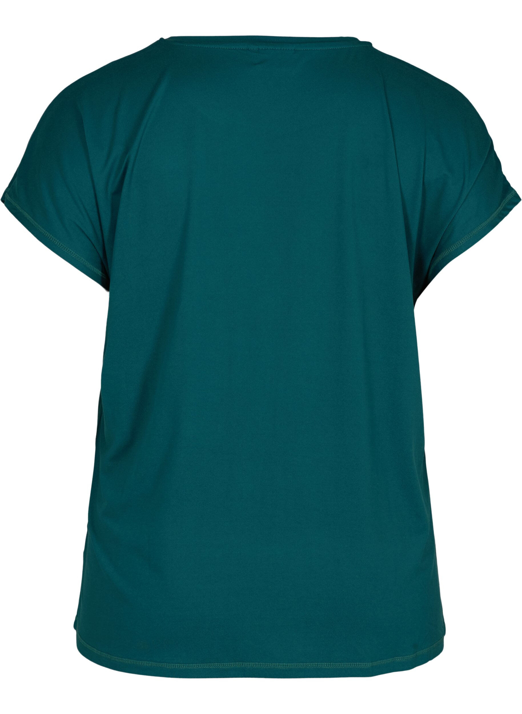 Zizzi T-shirt , Vert fonc&eacute;, Packshot image number 1