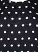 Chemisier à pois à manches courtes, Black W. White Dot, Packshot image number 2