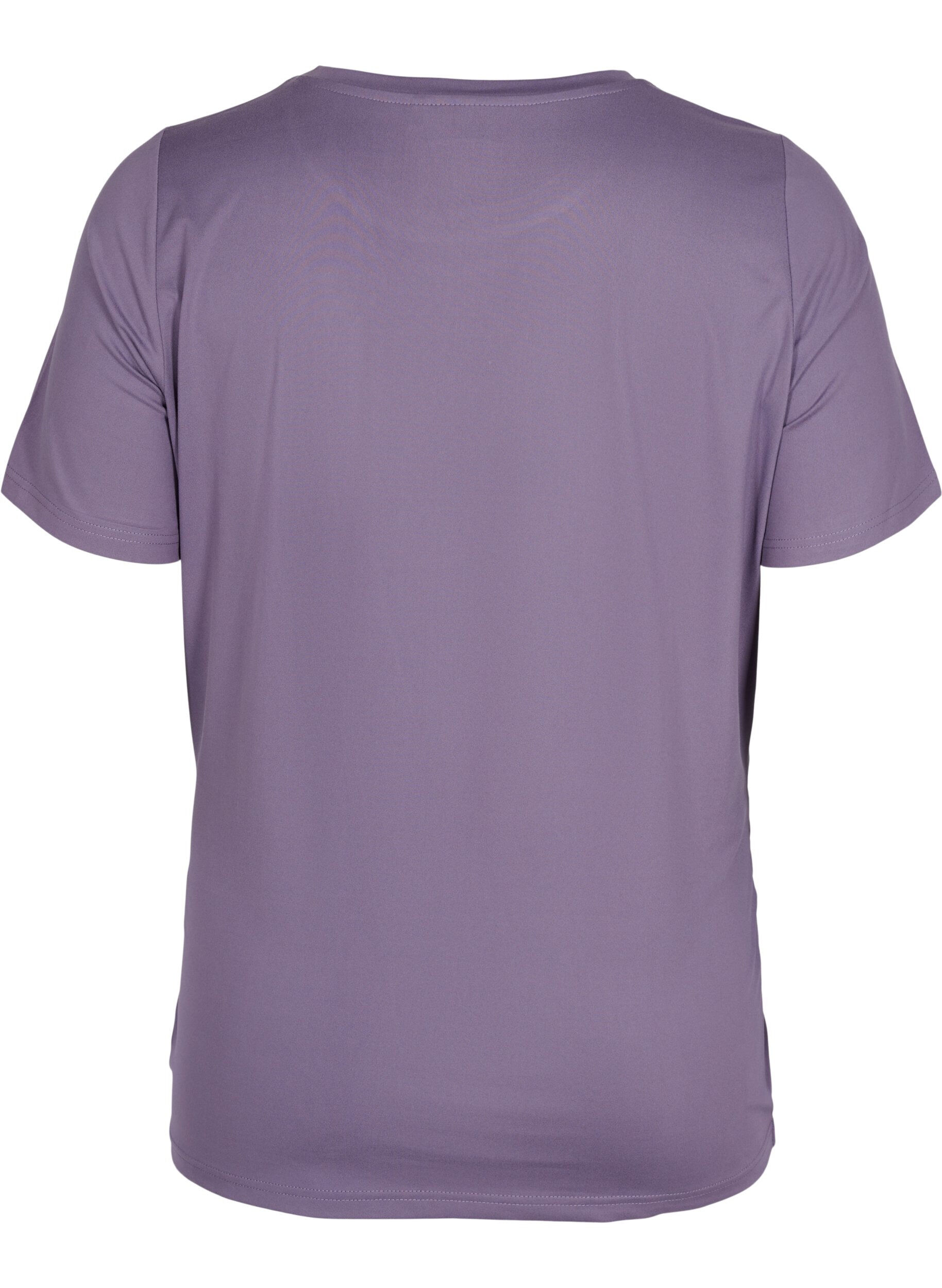 Zizzi T-shirt d'entra&icirc;nement de grossesse, Purple Sage, Packshot image number 1
