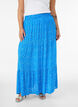 Jupe longue &agrave; taille &eacute;lastiqu&eacute;e, Bleu, Model image number 2