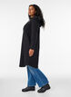 Robe sweat &agrave; capuche avec poches, Noir, Model image number 2