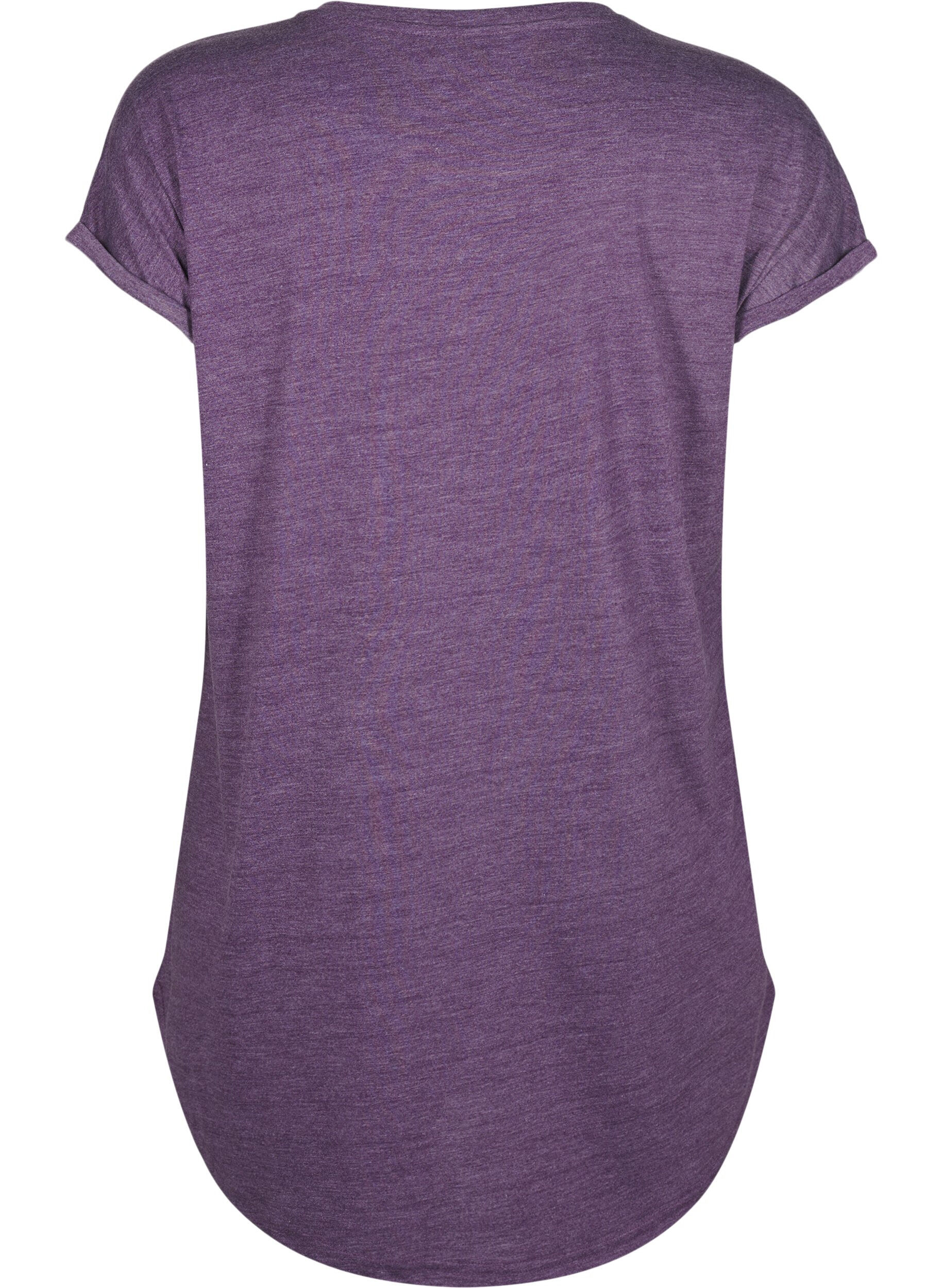 Zizzi Chemise de nuit &agrave; manches courtes avec imprim&eacute; de texte, , Packshot image number 1