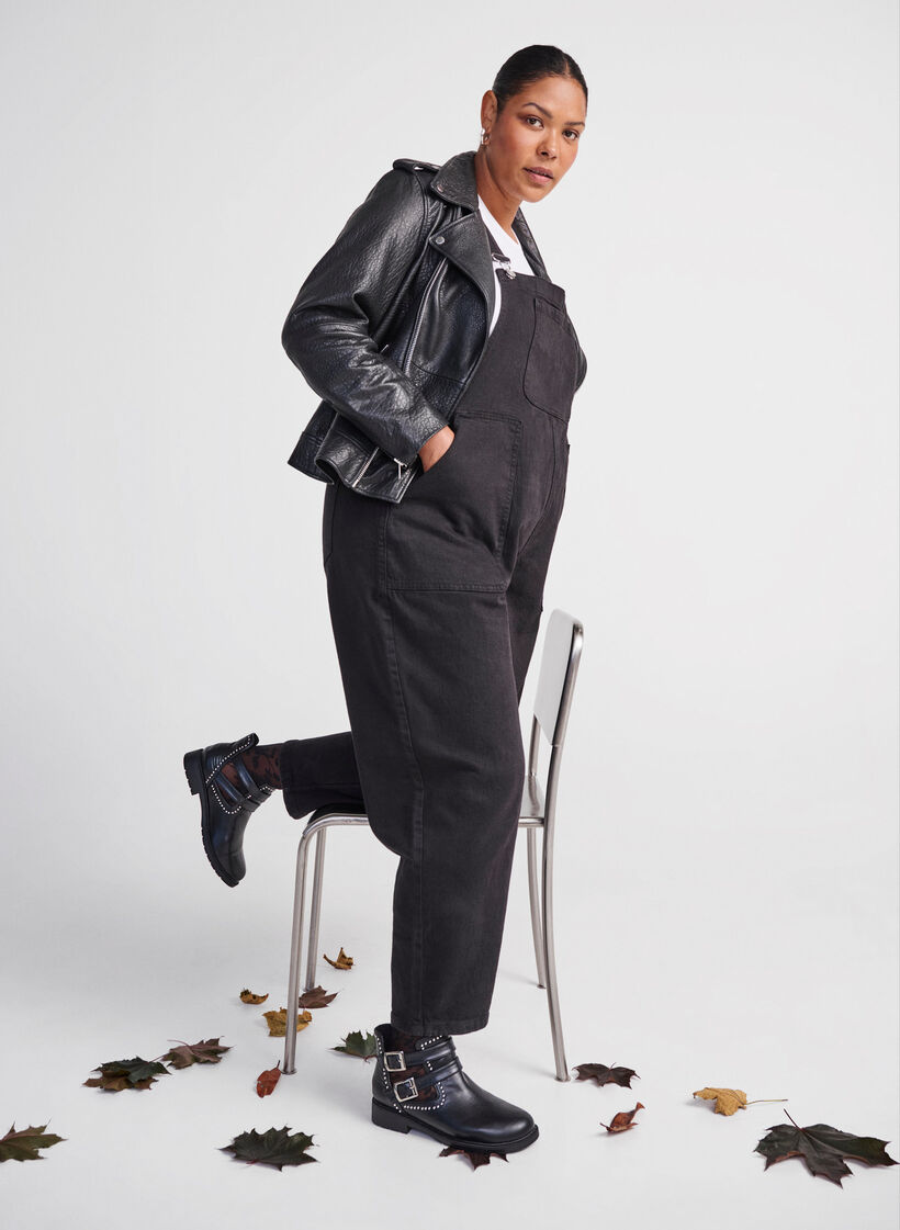 Large - Bottines à clous, Black, Image image number 0