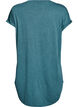 Chemise de nuit &agrave; manches courtes avec imprim&eacute; de texte, Vert fonc&eacute;, Packshot image number 1