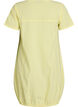 Robe en coton &agrave; manches courtes, Jaune clair, Packshot image number 1
