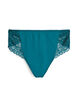String en microfibre avec dentelle et taille standard, Vert, Packshot image number 0