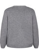 Cardigan tricoté avec un nœud en argent, Medium Grey Melange, Packshot image number 1