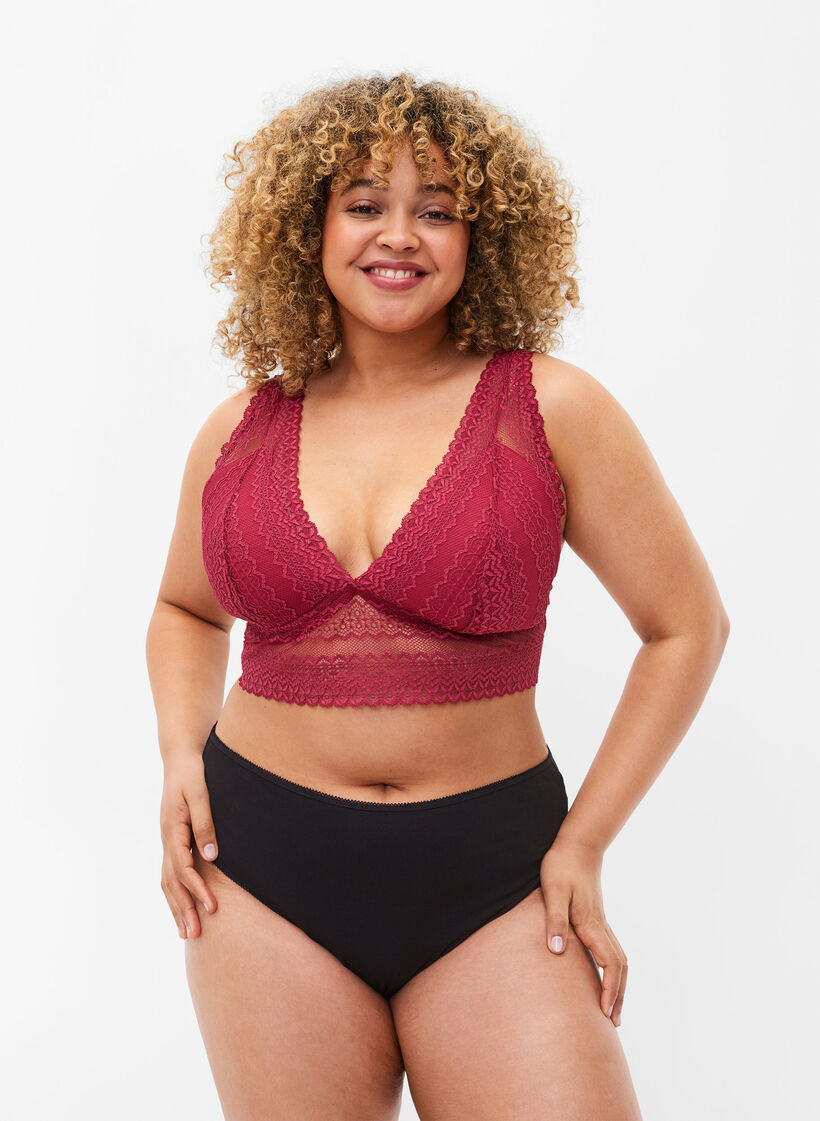 Soutien-gorge en dentelle à rembourrage léger, Nocturne ASS, Model image number 0