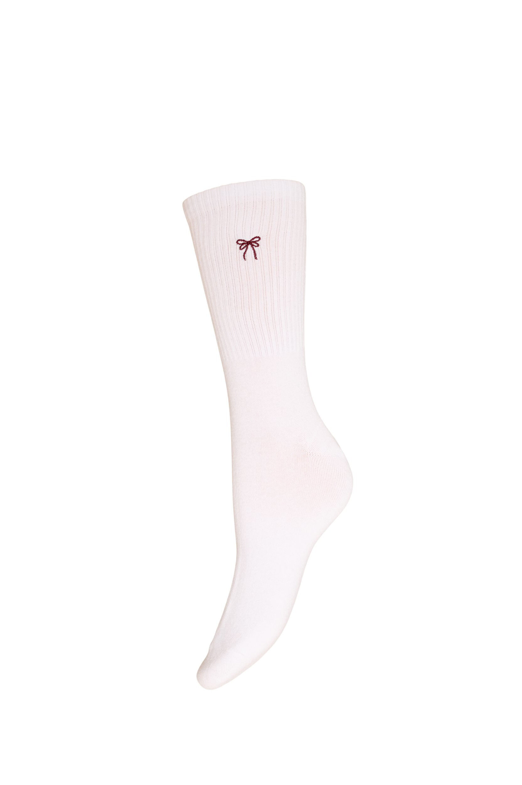 ZizziChaussettes en coton avec motif, Blanc, Packshot image number 0