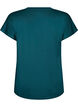 T-shirt d&rsquo;entra&icirc;nement ample avec col en V, Vert fonc&eacute;, Packshot image number 1