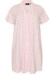 Chemise de nuit en coton &agrave; boutons, Rose, Packshot image number 0