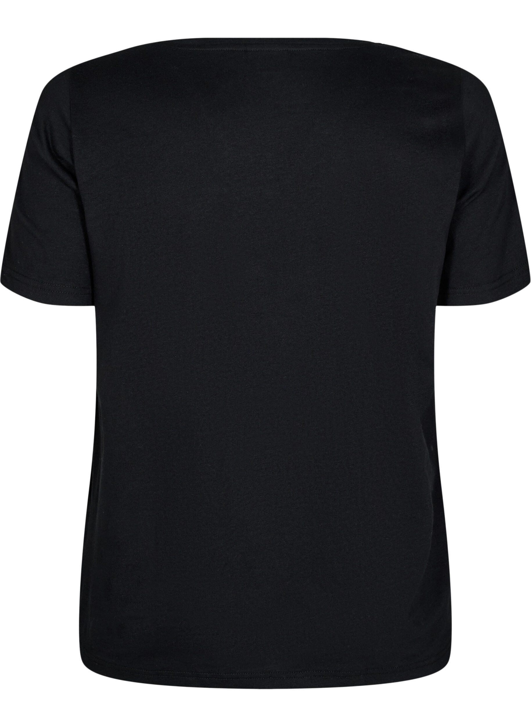 Zizzi FLASH &ndash; T-shirt avec motif, Noir, Packshot image number 1
